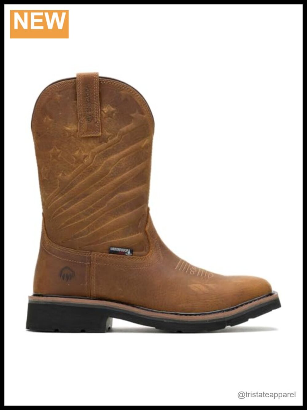 Wolverine Rancher Flag LX Men's Leather Work Boots Square Toe
